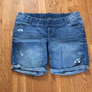 Maternity Denim Shorts